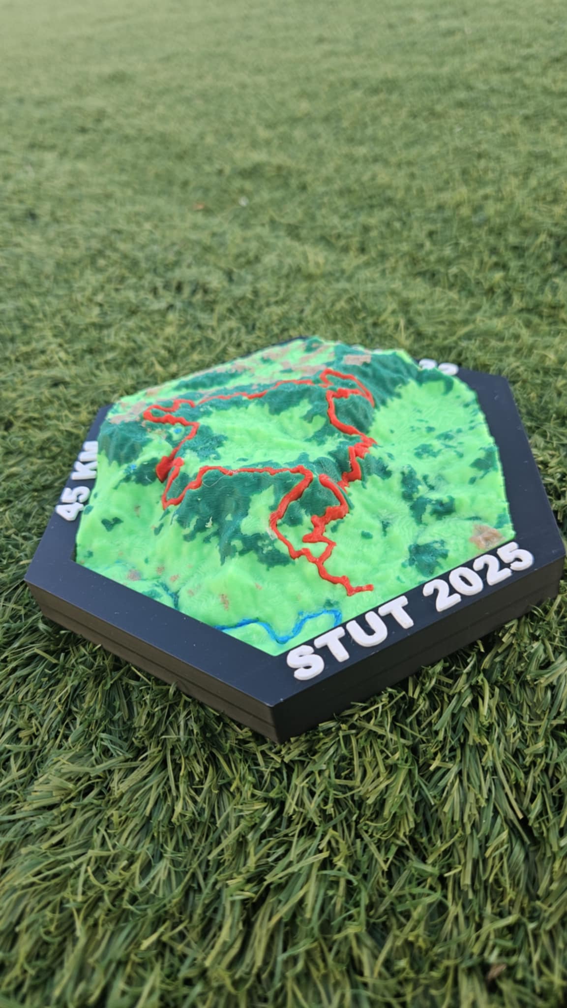Mapa Personalizado Hexagonal (15cm)