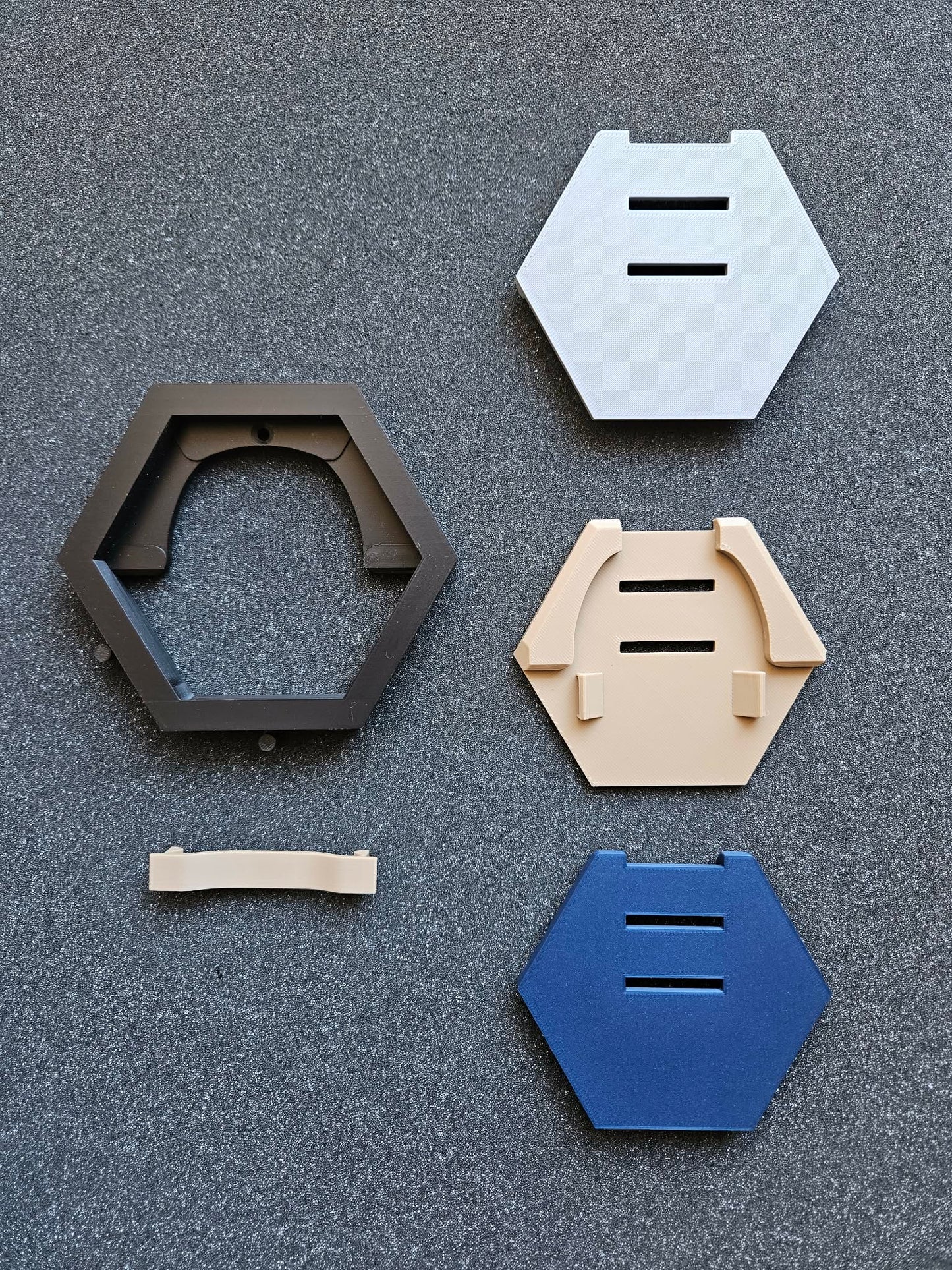 Suporte de Parede Hexagonal para Medalhas