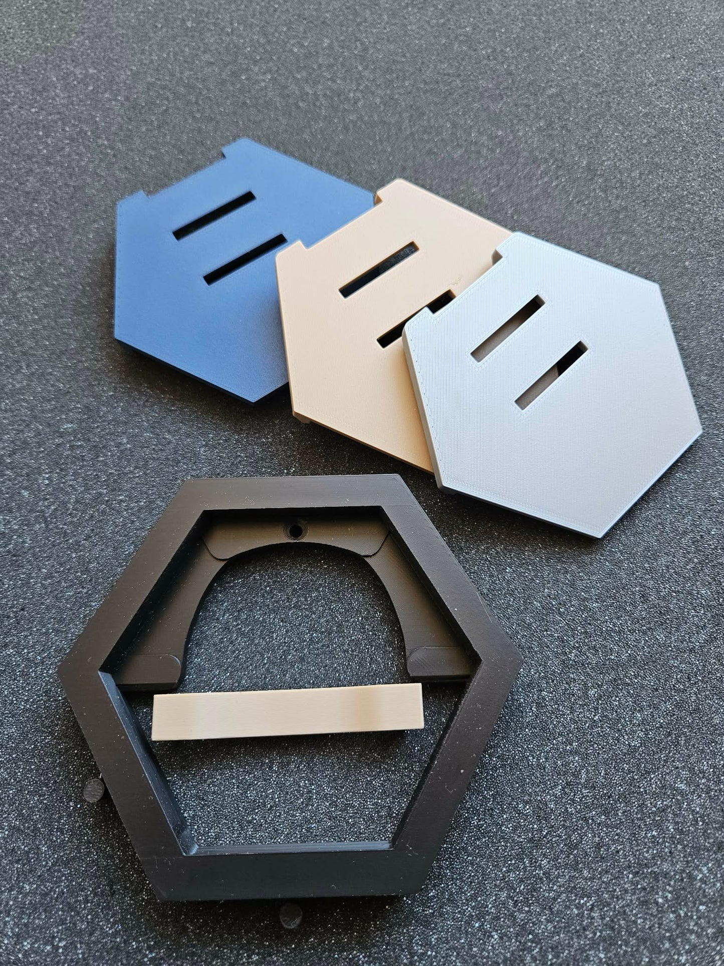 Suporte de Parede Hexagonal para Medalhas